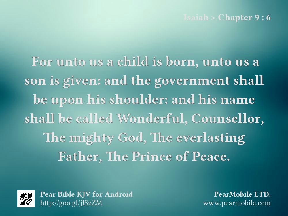 Isaiah, Chapter 9:6